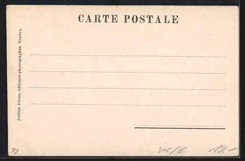 AK Evolene, La Dent-Blanche, les Dents de Vesivi et le Perroc, Um 1900