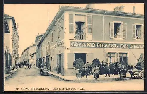 AK Saint-Marcellin, Grand Hotel de France, Rue Saint-Laurent