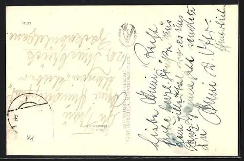 Foto-AK Hans Hruschka Nr.2154: Mayrhofen, Ortsansicht im Winter