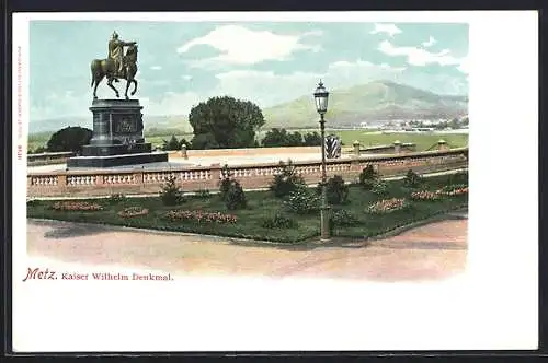 AK Metz, Kaiser Wilhelm-Denkmal