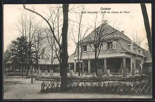 AK Colmar, Cafe du champ de Mars, Cafe Marsfeld