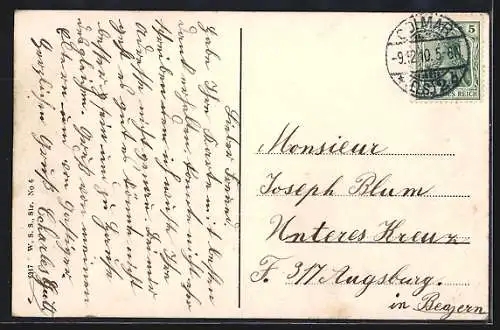 AK Colmar, Cafe du champ de Mars, Cafe Marsfeld