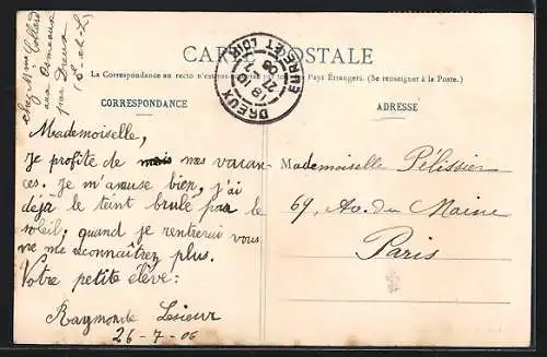 AK Dreux, Perspective du Boulevard Louis-Terrier