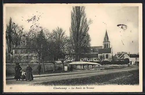 AK Chatenay, La Route de Sceaux