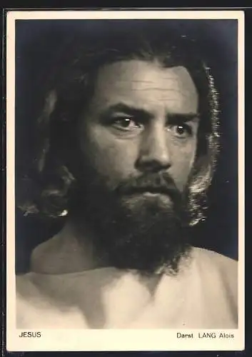 AK Oberammergau, Passionspiele 1934, Alois Lang als Jesus