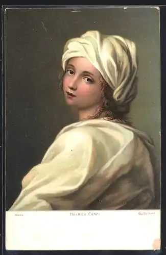 Künstler-AK Stengel & Co. Nr. 29802: Beatrice Cenci, Porträt einer Frau