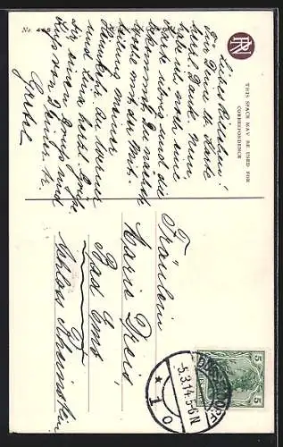 Künstler-AK Alfred James Dewey: Sitting out the Dance, Verliebtes Paar