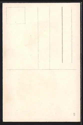 AK Frau mit Maulkorb, frauenfeindlicher Humor