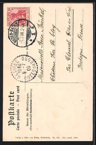 AK Schwarzwald-Sage: Der Grafensprung