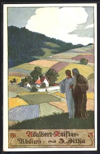 Künstler-AK Ernst Kutzer: Adalbert Stifter Karte Nr. 31, Abdias, 3. Ditha