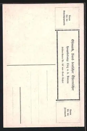Künstler-AK Ernst Kutzer: Adalbert Stifter Karte Nr. 107, Der Waldgänger