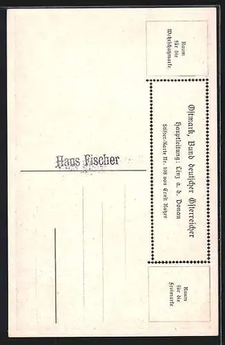 Künstler-AK Ernst Kutzer: Adalbert Stifter, Der beschriebene Tännling, Mann mit Kindern und Kutsche auf Strasse