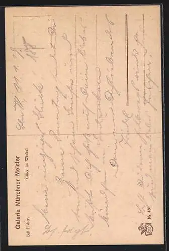 Künstler-AK Bill Fisher: Glück im Winkel