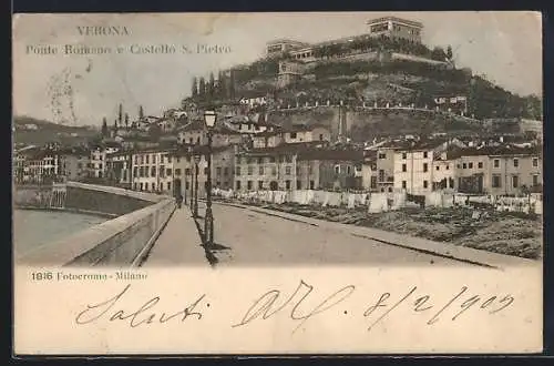 AK Verona, Ponte Romano e Castello S. Pietro