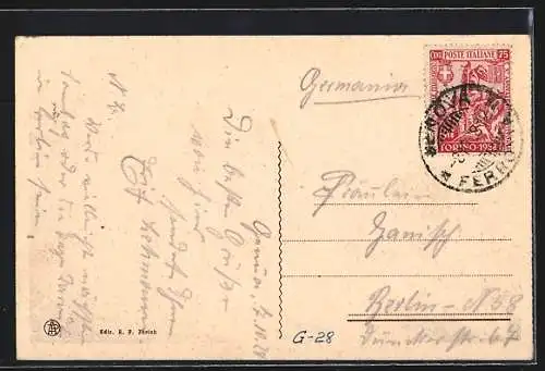 AK Genova, Piazza Acquaverde e Monumento C. Colombo