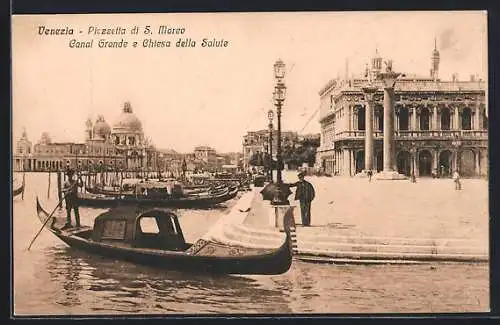 AK Venezia, Piazzetta di S. Mareo, Canal Grande e Chiesa della Salute