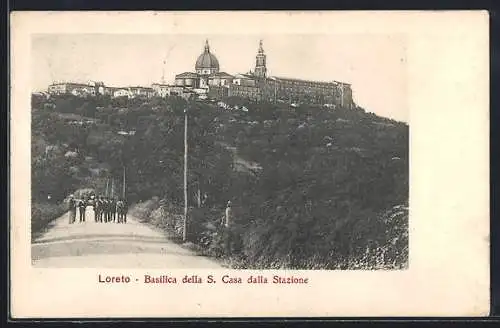 AK Loreto, Basilica della S. Casa dalla Stazione