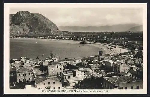 AK Palermo, Mondello Lido, Panorama da Monte Gallo