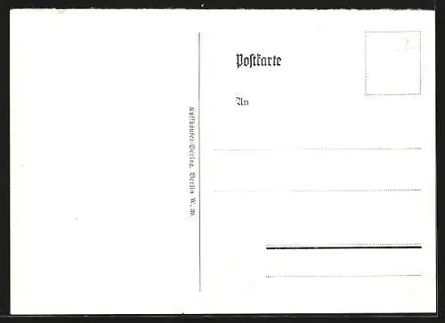 Künstler-AK Döbrich-Steglitz: Pioniere in Booten beim Brückenbau