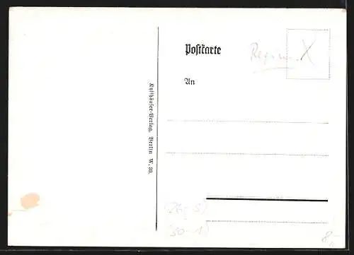 Künstler-AK Döbrich-Steglitz: Parademarsch in der Regimentskolonne, Füs.-Regt. 37