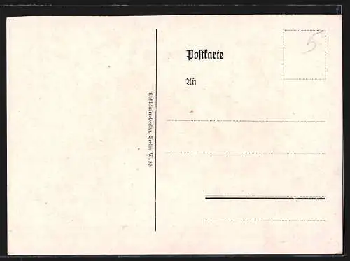 Künstler-AK Döbrich-Steglitz: Parademarsch in Komp.-Front, Inf.-Regt. 25. VIII. A. R.