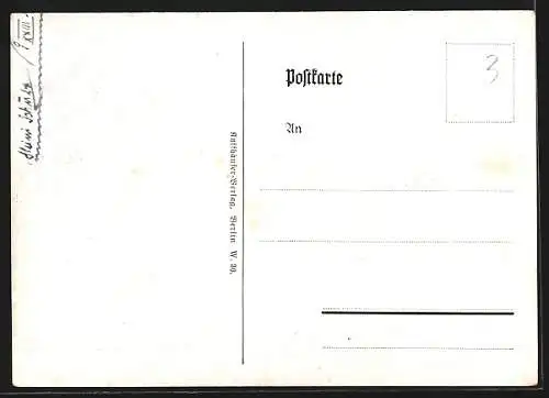Künstler-AK Döbrich-Steglitz: Sturm-Abwehr, Inf. Rgt. 104