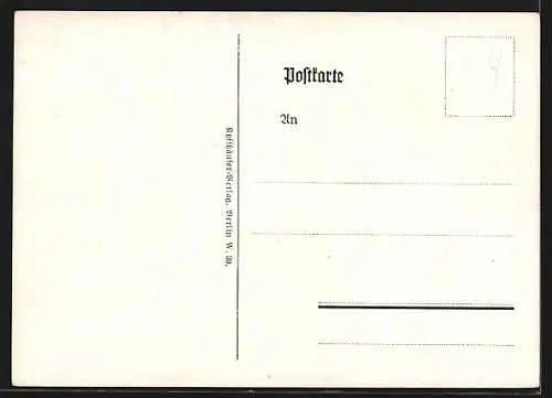 Künstler-AK Döbrich-Steglitz: Jägerpatrouille, Jäger-Batl. 10. X. A. R.