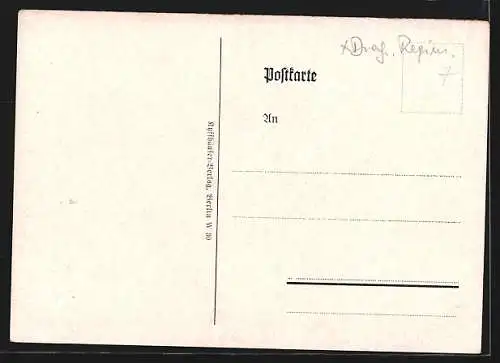 Künstler-AK Döbrich-Steglitz: Marsch - marsch, Drag.-Regt. 5 XI.
