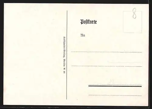 Künstler-AK Döbrich-Steglitz: Feldart.-Regt. 59. VIII. U.K., Marschkolonne entfaltet sich