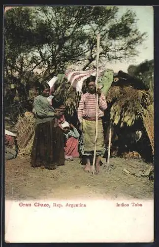 AK Gran Chaco, Indios Toba, Argentinien