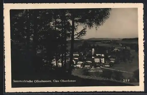 AK Offenhausen /Oberdonau, Ortsansicht vom Berg aus