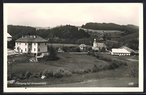 AK Eidenberg /O.-Oe., Untergeng mit Kirche