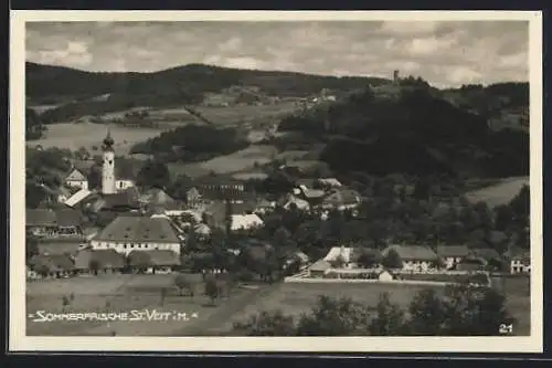 AK St. Veit im Mühlkreis, Totalansicht