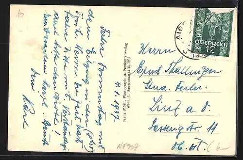 AK Aigen i. Mühlkreis, Ortsansicht mit Stift Schlägl