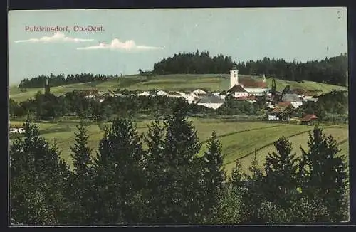 AK Putzleinsdorf /Ob.-Oe., Ortsansicht aus der Vogelschau