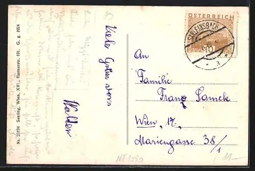 AK Sarleinsbach /Mühlkreis, Ortsansicht mit Umgebung und Bergpanorama