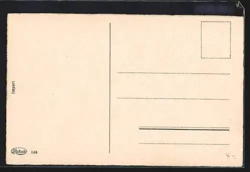 AK Prosit Neujahr, Du bist so zimperlich im Übermass, einen Frau sitzt unter einer Glasglocke