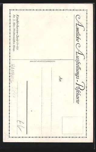 AK Darmstadt, Ausstellung 1916, altes Heidmannsches Haus