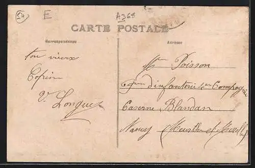 AK Colombey-les-Belles, Place Dauphine et rangée d`arbres