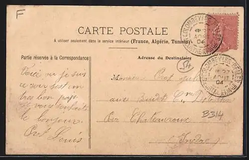 AK Barisey-la-Côte, Entrée du Village