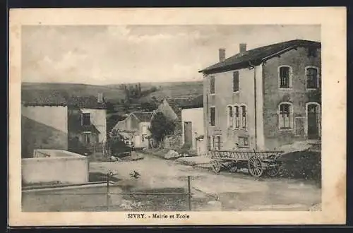 AK Sivry, Mairie et École