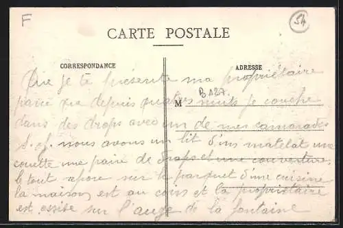 AK Rosières-aux-Salines, Rue de Nancy avec des habitants sur la rue