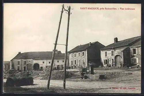 AK Saint-Maurice, près Badonviller, Vue intérieure