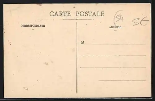 AK Lunéville, Les Allemands font sauter le pont du chemin de fer en 1914