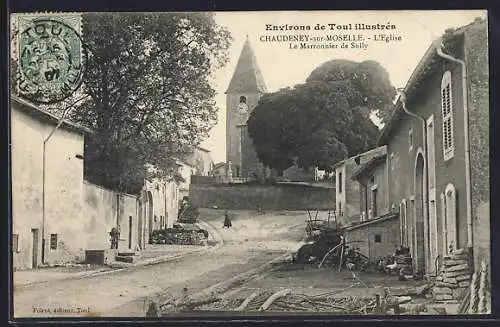 AK Chaudeney-sur-Moselle, L`Église et le Marronnier de Sully