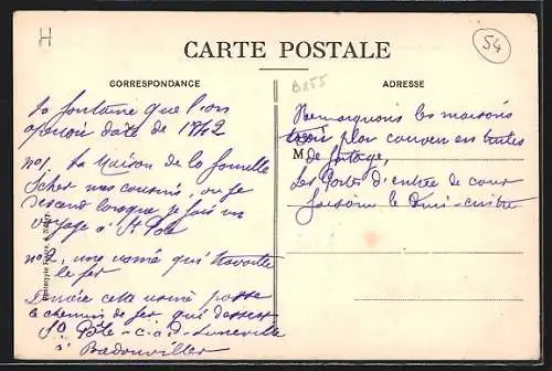 AK Sainte-Pole, Rue du Centre avec des enfants et villageois rassemblés