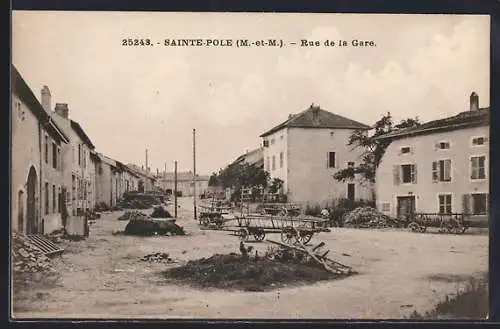 AK Sainte-Pole, Rue de la Gare