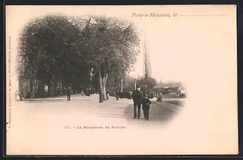 AK Pont-à-Mousson, Le Boulevard de Riolles