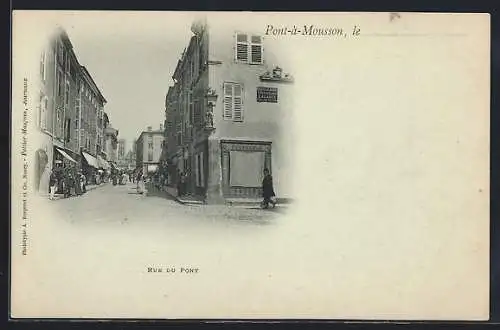 AK Pont-à-Mousson, Rue du Pont