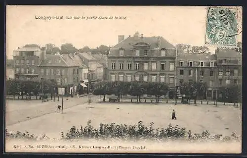 AK Longwy-Haut, Vue sur la partie basse de la ville